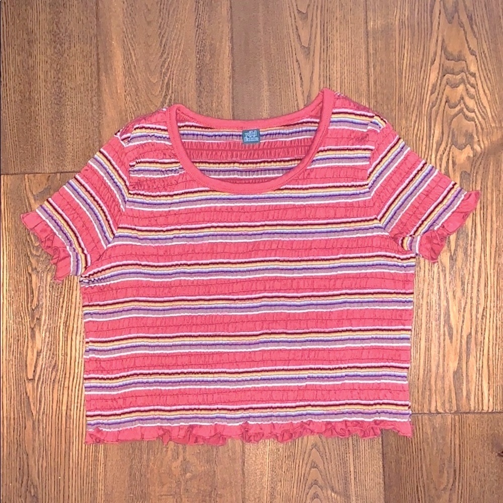 Wild Fable Smocked Crop Top